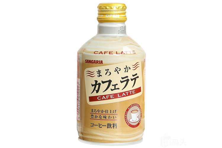醇香拿铁三佳利咖啡饮料 拿铁牛奶咖啡饮料280G